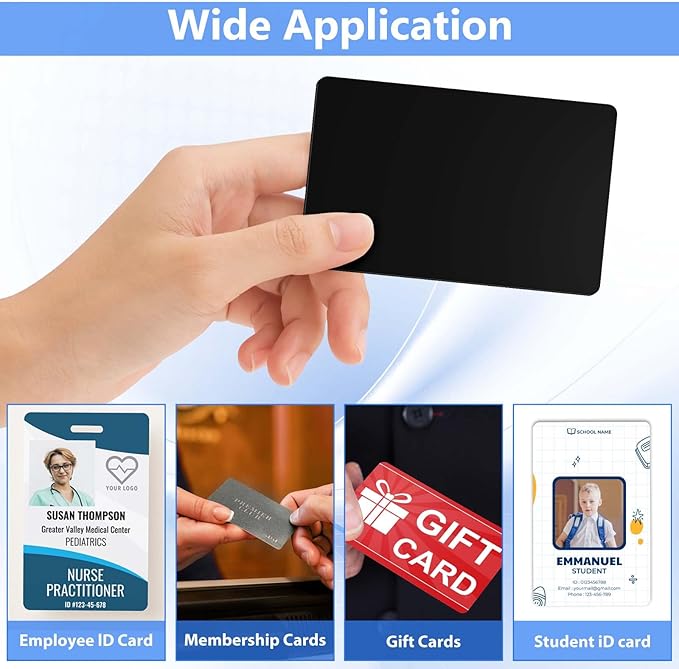 55 Pack - Premium Blank PVC Cards - Image 8