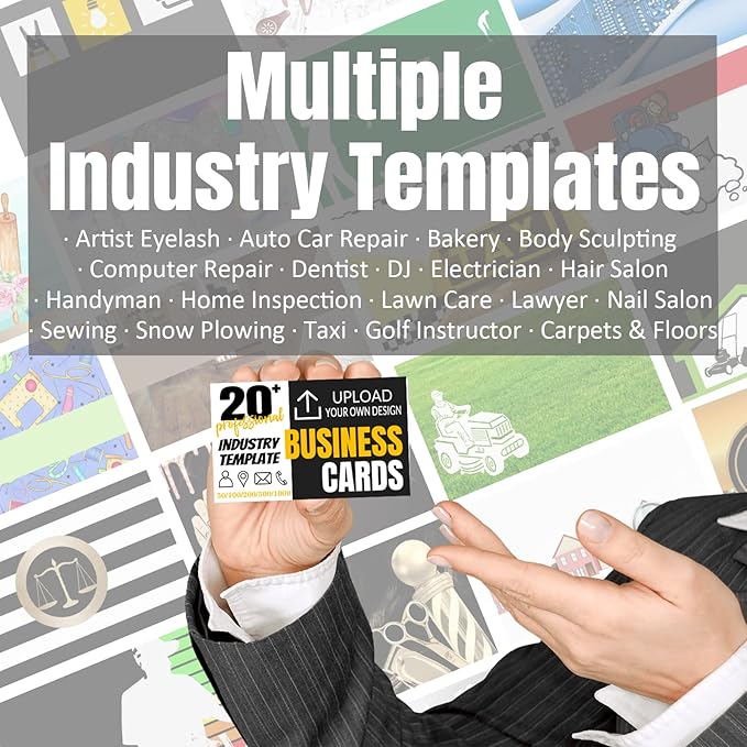 Custom Business Cards Double-Sided Personalized Stationery | Professional - Image 3