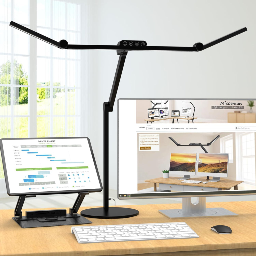 micomlan architect desk lamp with atmosphere lighting, adjustable, main product view