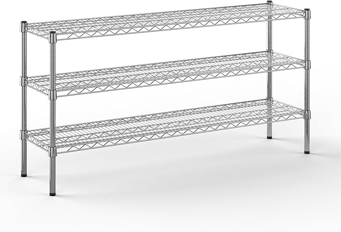 Regal Altair 14" Deep x 54" Wide x 27" Height Wire Shelving Kit | 3-Tier | NSF by Regal+Altair