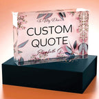 Custom Acrylic Sign Personalized, Custom Desk Name Plate, 18 Styles, - Image 3