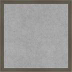 Amanti Art Grey Framed Magnetic Board 17x17 Small Vision Board by AmantiArt