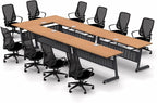 Tables Training Meeting Seminar Classroom Model 2558 15pc Beech Folding by Team+Tables