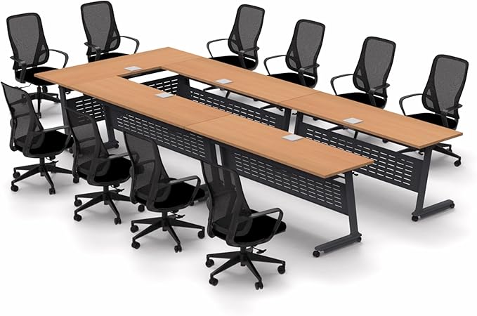 Tables Training Meeting Seminar Classroom Model 2558 15pc Beech Folding by Team+Tables