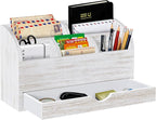 SeekElegant Wood Mail Organizer by SEEKELEGANT