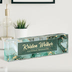Custom Name Plate for Desk, Desk Name Plate Personalized, Office Decor for - Image 4