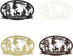 Personalized Deer Metal Cabin Sign | Custom Metal Sign | Personalized Camping - Image 5