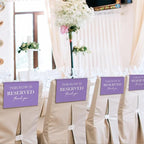 ChissNook Reserved Seating Chair Signs, This Row Is Reserved Pew Cloths Seating - Image 4