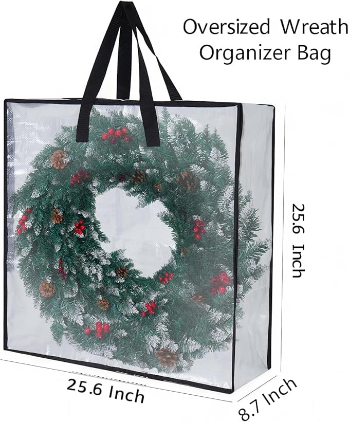 PWRSC 5-Pack Clear Heavy Duty Moving Bags and Storage Bags, 25 Gallon Large - Image 2