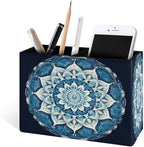 Famame Round Blue Mandala Pencil Holder - Image 2