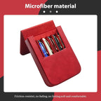 MIVLXLX Leather 6 Fountain Pen/Pencil Tray Case, Magnetic Closure - Image 3