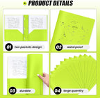 Lincia 100 Pcs Plastic Folders - Image 3