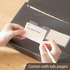 Expanding File Folder with Tabs, 13 Pockets File Organizer Accordion File - Image 4