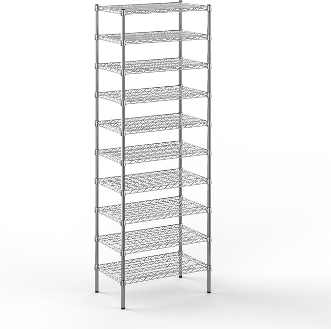 Regal Altair 18" Deep x 30" Wide x 86" Height Wire Shelving Kit | 10-Tier | NSF by Regal+Altair
