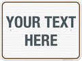 Custom Sign, Personalized Metal Signs, Customize by SigoSigns