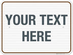 Custom Sign, Personalized Metal Signs, Customize by SigoSigns