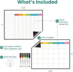 Magnetic Dry Erase Chore Chart, Monthly Calendar Set - Image 2