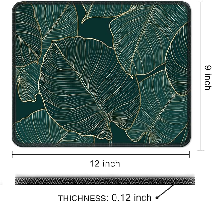 Auhoahsil Mouse Pad, 12 x 10 in Tropics Theme Computer Mouse Pad - Image 7