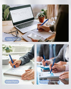 STAGEEK Blue Gel Pens, Fine Point Retractable Smooth Writing Pens - Image 6