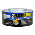 ABRO Blue Painters Tape 2 Inch Wide, 48mm x 55M, All Purpose Blue Tape by ABRO
