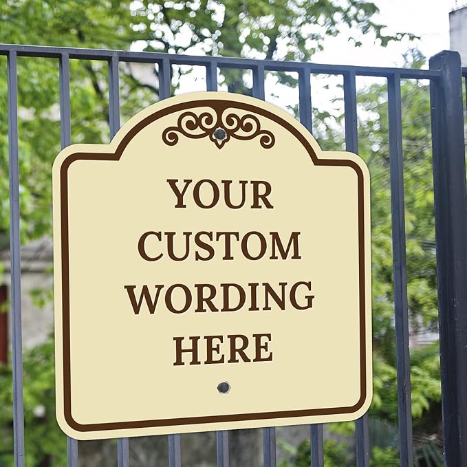 Custom Decorative Sign, Personalized Metal Sign - Image 4
