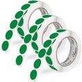 Perco Green 1-Inch Round Circle Dot Sticker Labels by Perco
