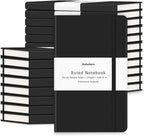 Huhuhero Lined Journal Notebook, 20 Pack Hardcover College Ruled Notebooks by Huhuhero