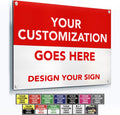 Custom Metal Signs, Personalized Aluminum, Waterproof Business Signs
