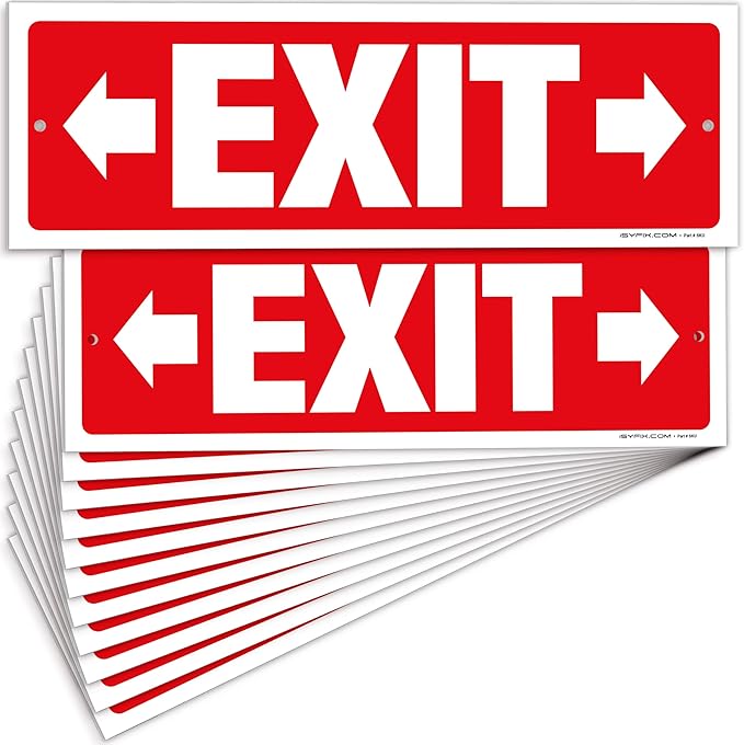 iSYFIX Exit Signs by iSYFIXPREMIUMSIGNS
