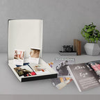 Lineco Museum Archival Storage Box, 11.75x15.25x1.5 in. Drop Front Design. - Image 5
