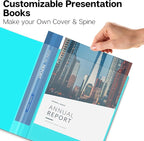 Dunwell Presentation Binder 12-Pocket, Displays 24 Pages, 8.5x11 Portfolio - Image 2