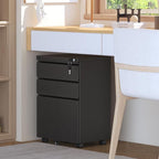 INTERGREAT 3 Drawer Mobile File Cabinet - Image 7