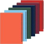 Yahenda Spiral Notebook Bulk A5 College Ruled Journals Notebooks Lined 8.3 x by Yahenda