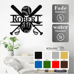 Personalized Baseball Metal Sign Custom Name Sign Baseball Player Gift Boys - Image 4