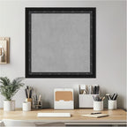 Amanti Art Black Framed Magnetic Board 24x24 Medium Vision Board - Image 6