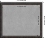 Amanti Art Black Framed Magnetic Board 45x53 Oversize Vision Board - Image 4