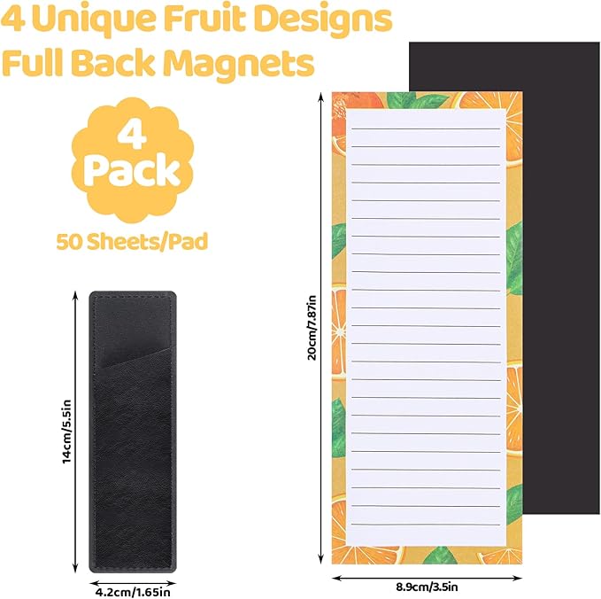 Thboxes 4 Pack Magnetic Note Pad - Image 2