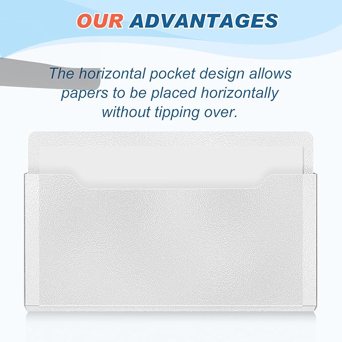 Feifeiya Magnetic Pocket File Holder Large File Folder Organizer Paper Mail - Image 4