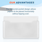 Feifeiya Magnetic Pocket File Holder Large File Folder Organizer Paper Mail - Image 4