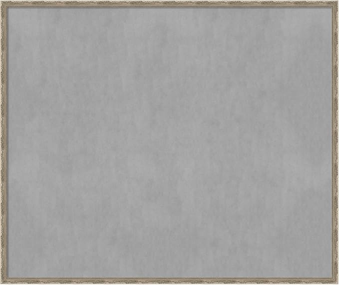 Amanti Art Silver Framed Magnetic Board 42x50 Oversize Vision Board by AmantiArt
