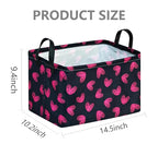 FUULOXE Rectangular Valentines Basket Storage Bin - Image 7