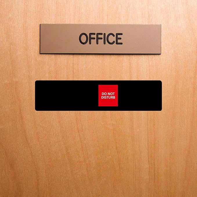 Office Door Sign, Do Not Disturb/Come in Welcome/Out of Office/in a - Image 7
