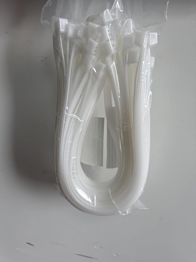 XINGO 60 inch White Long Zip Ties Heavy Duty 20 PCS, 250 lbs Ultra Strong - Image 4