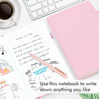feela 5 Pack Notebooks Journals Bulk, Hardcover Notebook Classic Ruled Lined - Image 4
