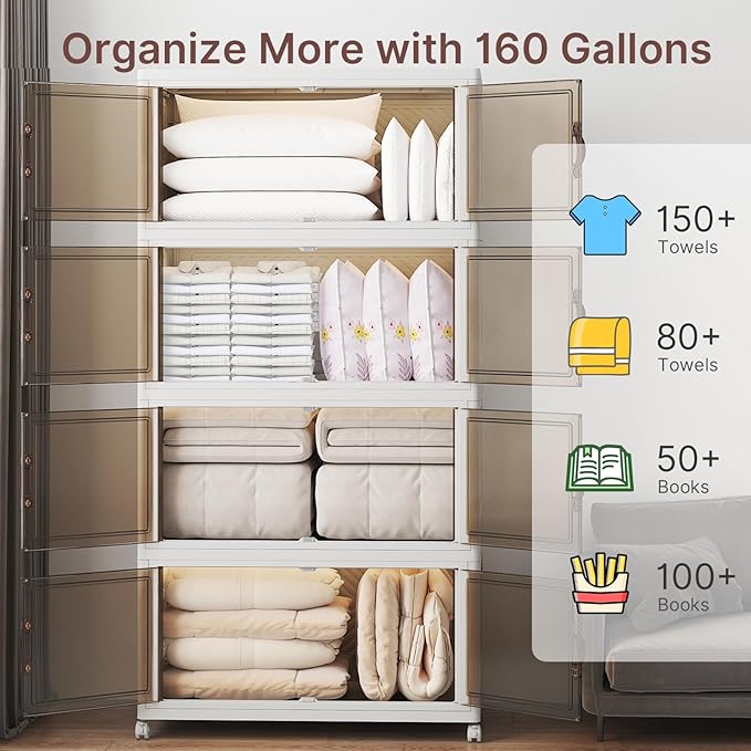 UAMFURI Extra Large Stackable Storage Bins - Image 2