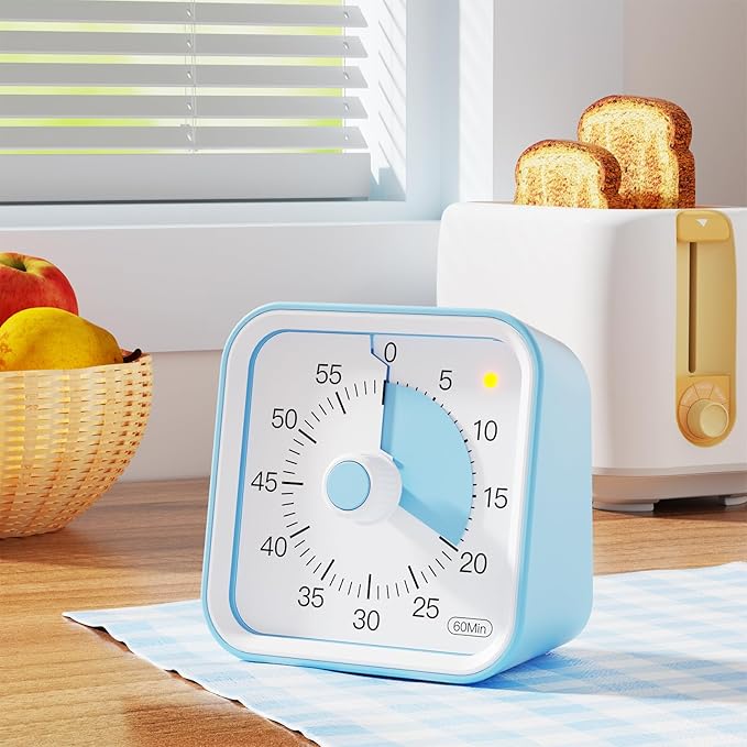 Visual Timer for Kids with Pause Function, 60 Minute Countdown Timer for Kids - Image 2