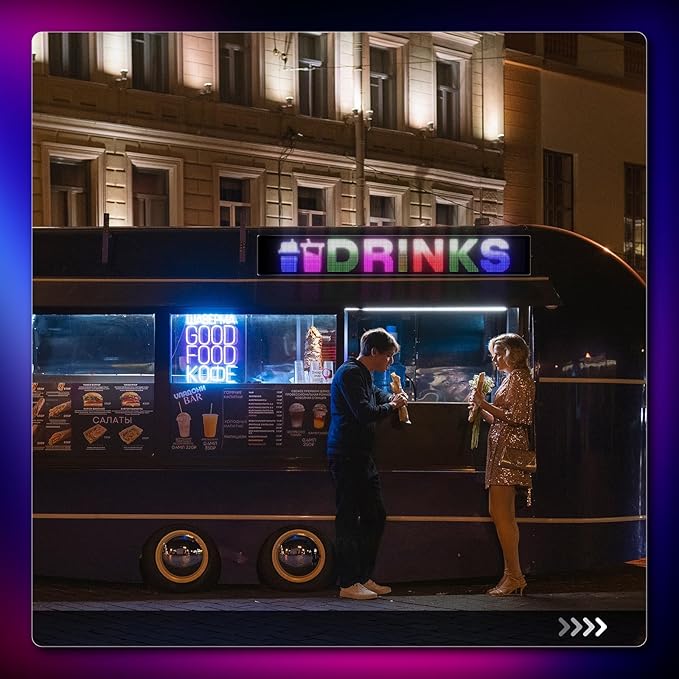 Large Programmable LED Sign, P5 Resolution Indoor Store LED Sign, - Image 6