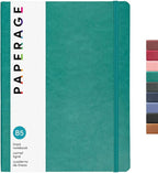 PAPERAGE Softcover Lined Journal Notebook, 176 Pages, Large B5 College Ruled by PAPERAGE