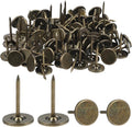 100 Pcs Heavy Duty Thumb Tacks, 7/16 Inch Flat Head Carpet Tacks, Decorative by Unknown