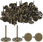100 Pcs Heavy Duty Thumb Tacks, 7/16 Inch Flat Head Carpet Tacks, Decorative by Unknown